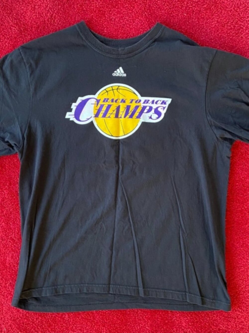 Los Angeles Lakers Back 2 Back Champs Tee